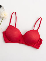[Red] SilkSilky  Bra 006