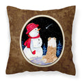'Caroline'S Treasures Ss8573Pw1414 Australian Shepherd Decorative Canvas Fabric Pillow, Large, Multicolor'