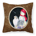 'Caroline'S Treasures Ss8574Pw1414 Australian Shepherd Decorative Canvas Fabric Pillow, Large, Multicolor'