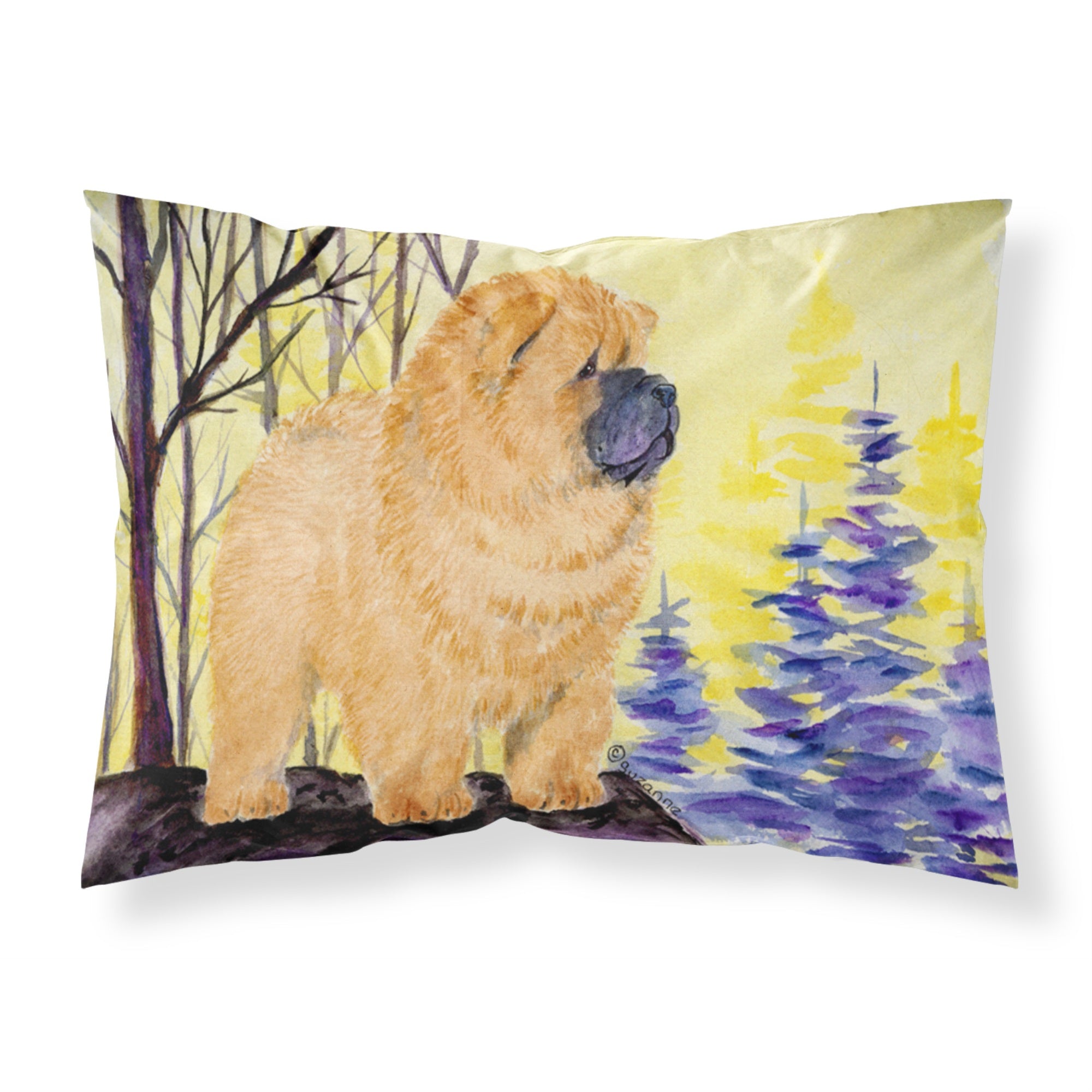 'Caroline'S Treasures Ss8603Pillowcase Chow Moisture Wicking Fabric Standard Pillowcase, Large, Multicolor'