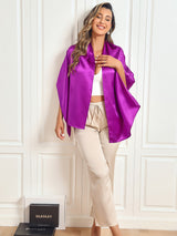 [Purple] SilkSilky  Scarf 007