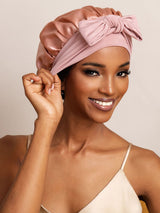 [Pink] SilkSilky  Sleep Cap 001