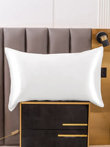 [White] SilkSilky  30Momme Pillowcase 001