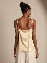 [Champagne] SilkSilky  Spaghetti Strap Camisole Top 002