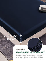 [Dark Blue] SilkSilky  19Momme Bedding Set 004