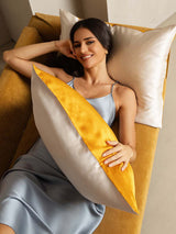 [Gold+LightBeige] SilkSilky  19Momme Pillowcase 003