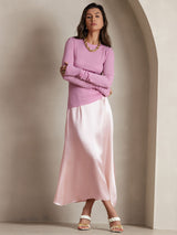 [Pink] SilkSilky  Skirt 001