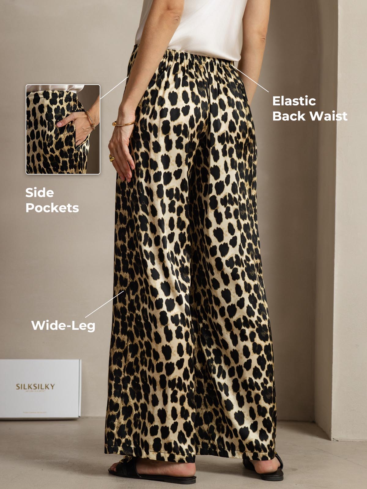 [Leopard] SilkSilky  Women's Pants 001