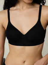 [Black] SilkSilky  Bra 005