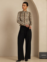 [Snakeskin] SilkSilky  Long Sleeve Women's T-Shirt 008