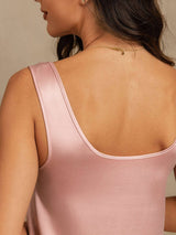 [Peach Skin] SilkSilky  Sleeveless Women's Pajamas 004
