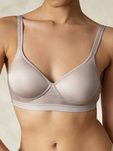[Gray] SilkSilky  Bra 001