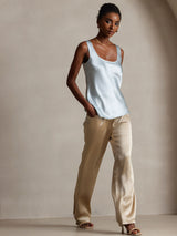 [Light Blue] SilkSilky  Sleeveless Camisole Top 003