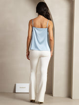 [Grayish Blue] SilkSilky  Spaghetti Strap Camisole Top 002