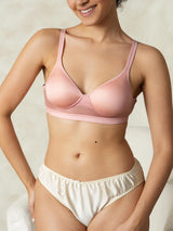 [Pink] SilkSilky  Bra 004