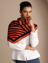 [Orange Arcs] SilkSilky  Scarf 003