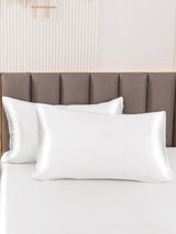 [White] SilkSilky  22Momme Pure Silk Pillowcase 001