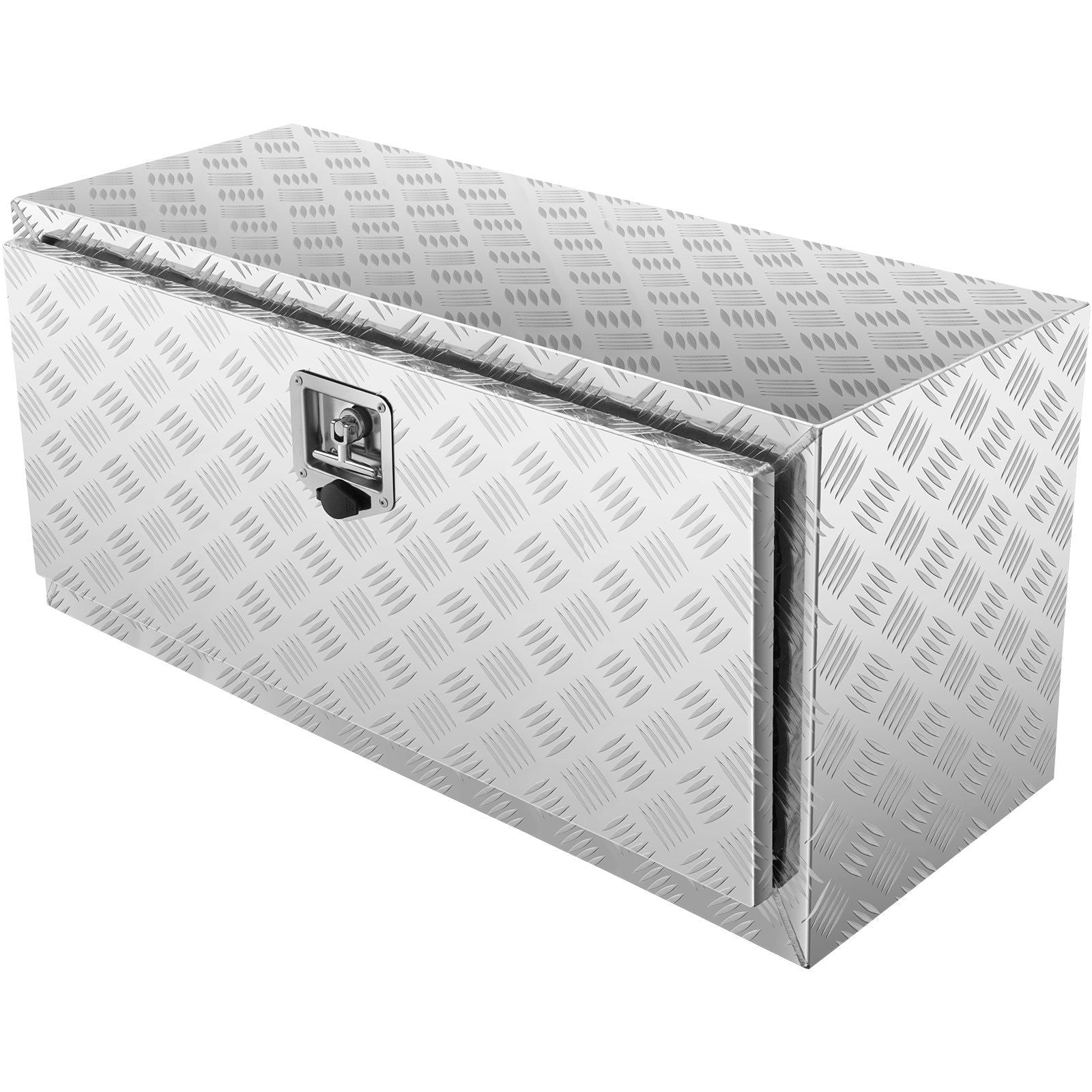 Vevor Underbody Truck Box, 36'14'16' Pickup Storage Box, Heavy Duty Aluminum Diamond Plate Tool Box With Lock And Keys, Water