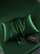 [Dark Green] SilkSilky  19Momme Pure Silk Pillowcase 005