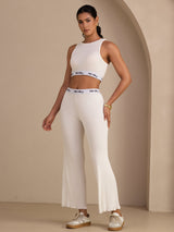 [White] SilkSilky  Women's Pants 006