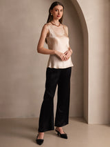 [Champagne] SilkSilky  Sleeveless Camisole Top 006