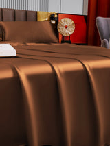 [Coffee] SilkSilky  22Momme Pure Silk Bedding Set 003,
