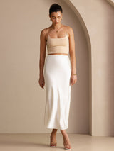 [Ivory] SilkSilky  Skirt 007
