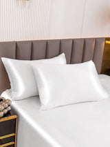 [White] SilkSilky  19Momme Pure Silk Pillowcase 004