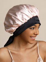 [Pink] SilkSilky  Sleep Cap 003