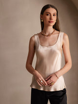 [Champagne] SilkSilky  Sleeveless Camisole Top 003