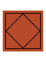 [Orange Square] SilkSilky  Scarf 001