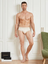 [Beige] SilkSilky  Men's Underwear 006