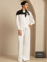 [Black] SilkSilky  Scarf 006