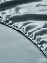 [Grayish Blue] SilkSilky  19Momme Bedding Set 004