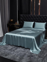 [Grayish Blue] SilkSilky  19Momme Bedding Set 002