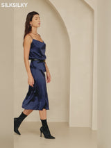 SilkSilky  Spaghetti Strap Cowl Neck Camisole Top video 001